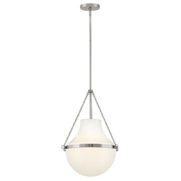 Collins LED Pendant in Polished Nickel by Hinkley