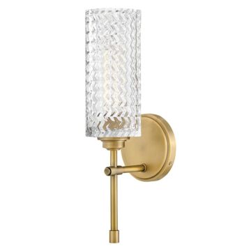 Elle LED Wall Sconce in Heritage Brass by Hinkley