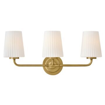 McKenna LED Bathroom Vanity Light in Lacquered Brass by Hinkley