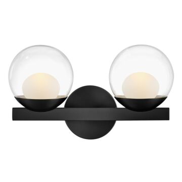 Sunni LED Bathroom Vanity Light in Black by Hinkley