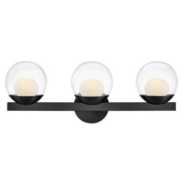 Sunni LED Bathroom Vanity Light in Black by Hinkley