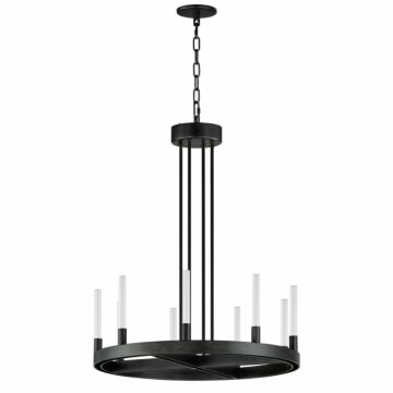 Ovation LED Chandelier in Black by Maxim