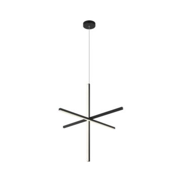 Crosley  Pendant in Matte Black by Matteo Lighting