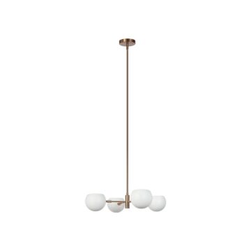 Orb  Pendant in Matte White by Matteo Lighting