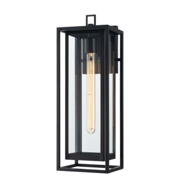 Stratford  Outdoor Lantern in Matte Black by Matteo Lighting