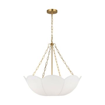 Stassi  Chandelier in Burnished Brass by Visual Comfort Studio
