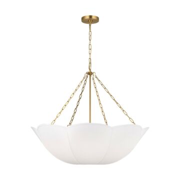 Stassi  Chandelier in Burnished Brass by Visual Comfort Studio