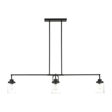 Anders  Chandelier in Midnight Black by Visual Comfort Studio
