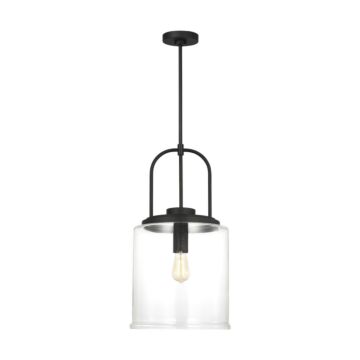 Anders  Pendant in Midnight Black by Visual Comfort Studio