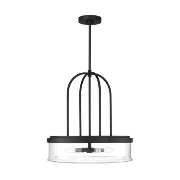 Anders  Pendant in Midnight Black by Visual Comfort Studio