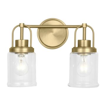 Anders  Bathroom Vanity Light in Satin Brass by Visual Comfort Studio