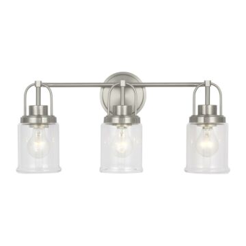 Anders  Bathroom Vanity Light in Brushed Nickel by Visual Comfort Studio