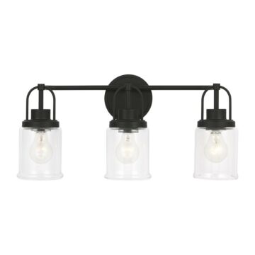 Anders  Bathroom Vanity Light in Midnight Black by Visual Comfort Studio
