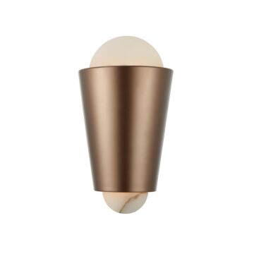 Rock On  Wall Sconce in Brontourage Matte Black by Varaluz