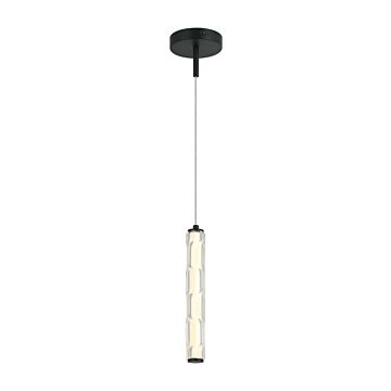 Ripley LED Pendant in Matte Black by Matteo Lighting