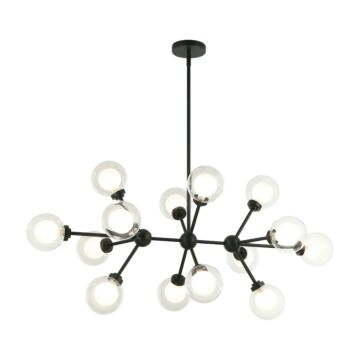 Solaris LED Pendant in Matte Black by Matteo Lighting