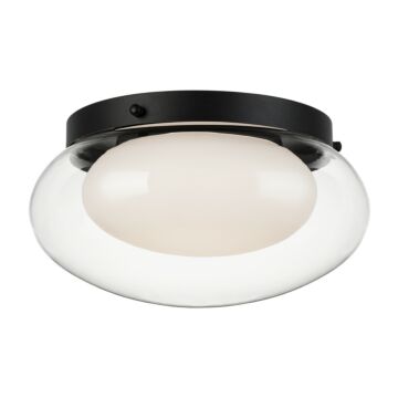 Caspian  Flush Mount in Matte Black by Matteo Lighting