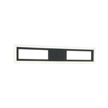 Valance  Wall Sconce in Matte Black by Matteo Lighting