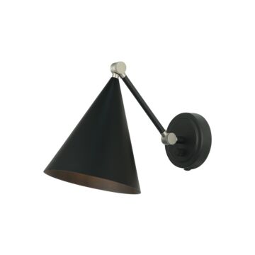 Pearson  Wall Sconce in Matte Black by Matteo Lighting