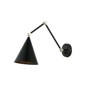 Pearson  Wall Sconce in Matte Black by Matteo Lighting