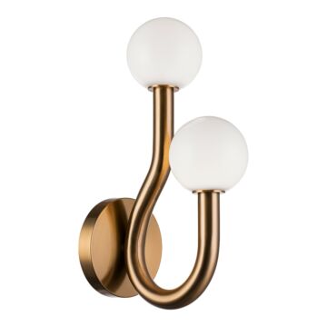 Joelle  Wall Sconce in Aged Gold Brass by Matteo Lighting