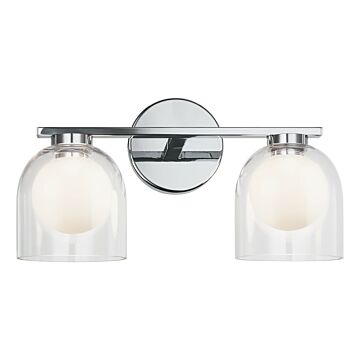 Derbishone  Bathroom Vanity Light in Chrome by Matteo Lighting
