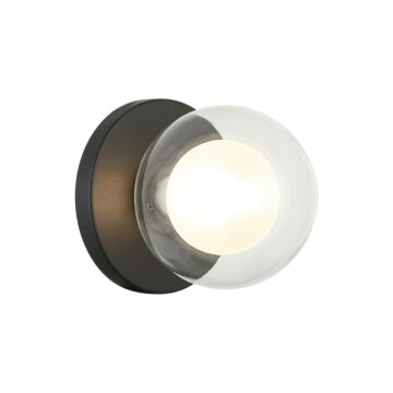 Solaris LED Wall Sconce Ceiling Mount in Matte Black by Matteo Lighting