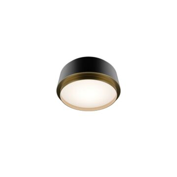 Salvo LED Flush Mount in Black Aged Brass by W.A.C. Lighting