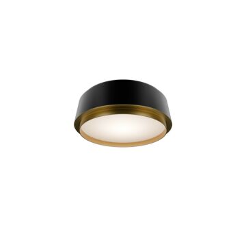 Salvo LED Flush Mount in Black Aged Brass by W.A.C. Lighting