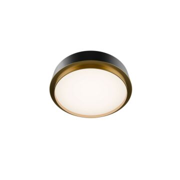 Salvo LED Flush Mount in Black Aged Brass by W.A.C. Lighting