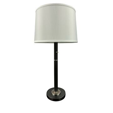Rupert  Table Lamp in Supreme Silver by House of Troy