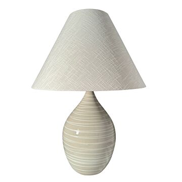 Scatchard  Table Lamp in Natural Spiral by House of Troy