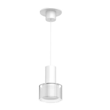 Twist-N-Lite LED Pendant in White by W.A.C. Lighting