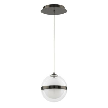 Cyllindra LED Pendant in Black Chrome by W.A.C. Lighting