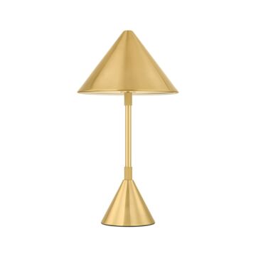Salma LED Table Lamp in Aged Brass by Hudson Valley