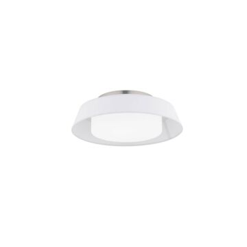 Chapeau LED Flush Mount in White by W.A.C. Lighting