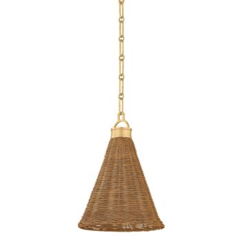 Kensington  Pendant in Aged Brass by Hudson Valley