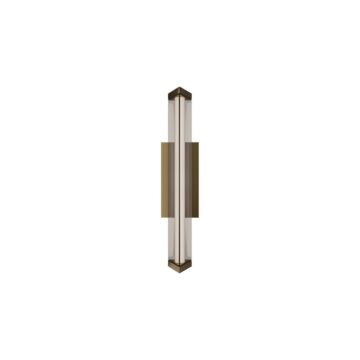 Boulevard LED Wall Sconce in Aged Brass by W.A.C. Lighting