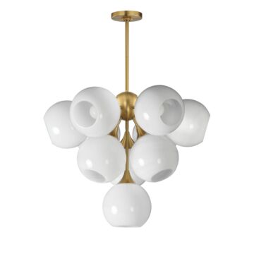 Neve  Pendant in Natural Aged Brass by Maxim Lighting