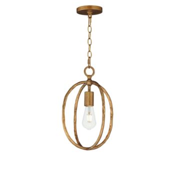 Martel  Mini Pendant in Etruscan Gold by Maxim Lighting