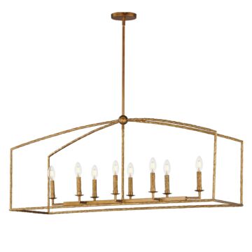 Martel  Linear Pendant in Etruscan Gold by Maxim Lighting