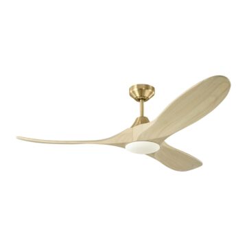 Maverick Smart 52 LED 52" Ceiling Fan in Burnished Brass by Visual Comfort Fan
