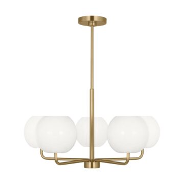 Rory  Chandelier in Satin Bronze by Generation Lighting