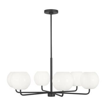 Rory  Chandelier in Midnight Black by Generation Lighting