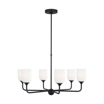 Emile  Chandelier in Midnight Black by Generation Lighting