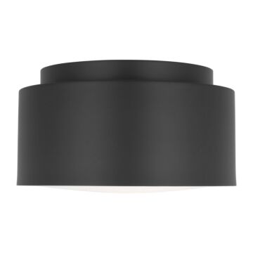 Dartmore  Flush Mount in Midnight Black by Visual Comfort Studio