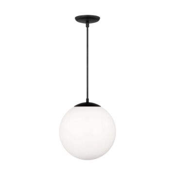 Leo - Hanging Globe  Pendant in Midnight Black by Visual Comfort Studio
