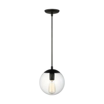 Leo - Hanging Globe  Pendant in Midnight Black by Visual Comfort Studio
