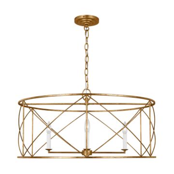 Beatrix  Chandelier in Antique Gild by Visual Comfort Studio