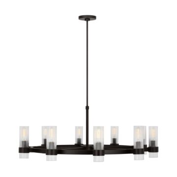 Geneva  Chandelier in Aged Iron by Visual Comfort Studio